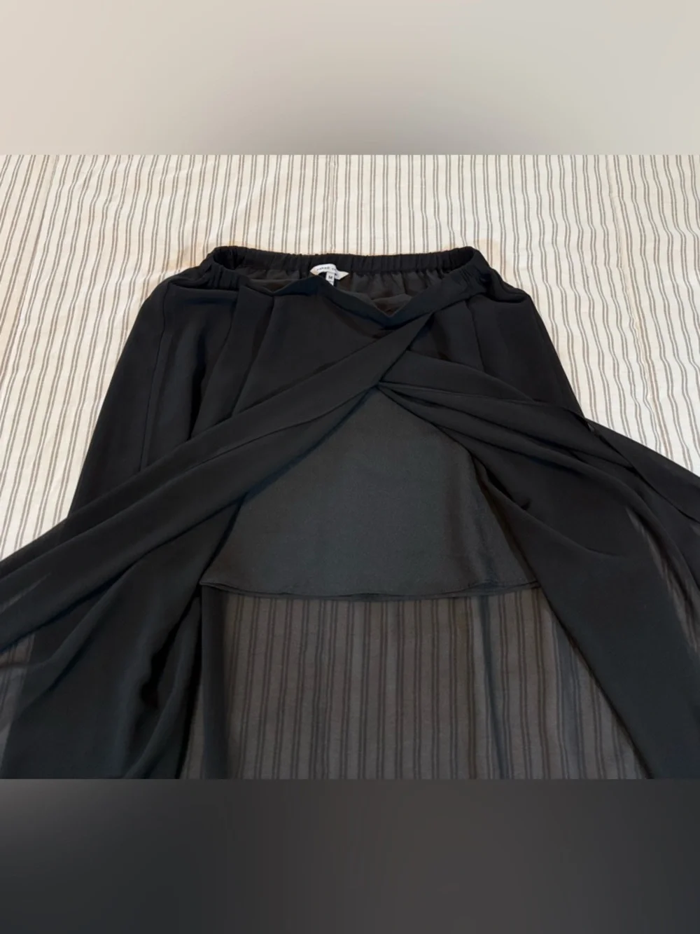 Naked Zebra Black Maxi Skirt Size M - Picture 6 of 9